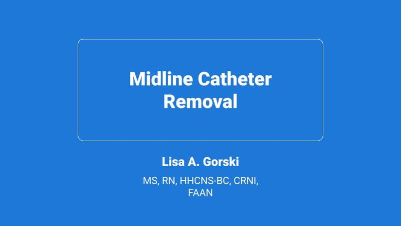 Midline Catheter Removal