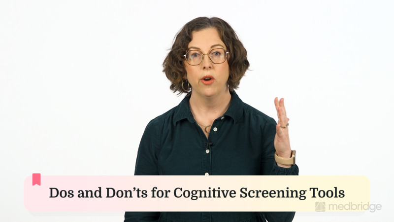 Screening Functional Cognition