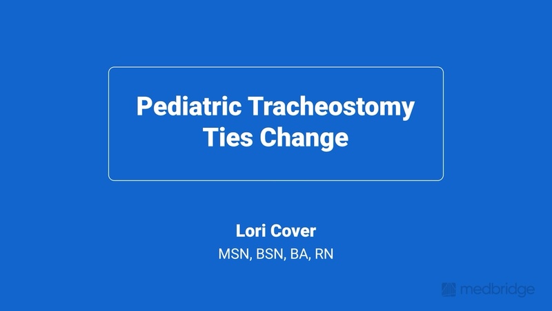 Pediatric Tracheostomy Ties Change
