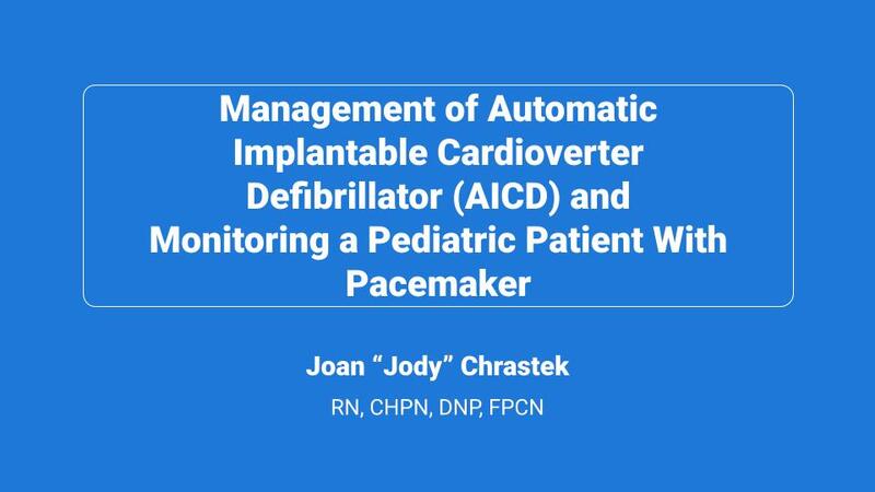 Management of Automatic Implantable Cardioverter Defibrillator (AICD) and Monitoring a Pediatric Patient With Pacemaker