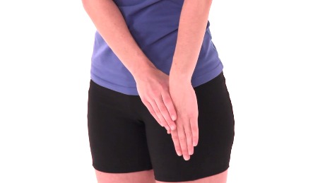 Standing Wrist Extensor Stretch with Arm Straight