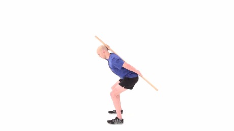 Standing Hip Hinge with Dowel