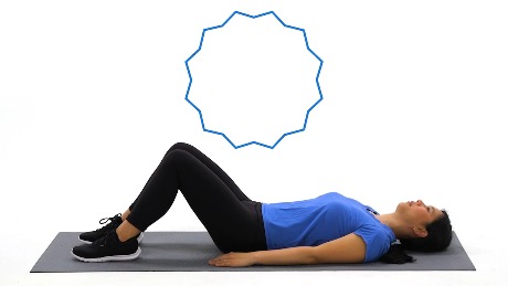 Quick Flick Pelvic Floor Contractions in Hooklying