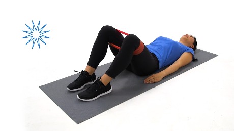 Pelvic Floor Contractions in Hooklying with Resisted Abduction